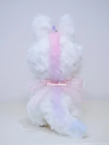 |Genuine|Authentic POPMART Bubble Mart Labubu Macaron Vinyl Face Plush Doll Handmade Modified Unicorn BUBU(Designer Bread Dog. GO) - Image 3