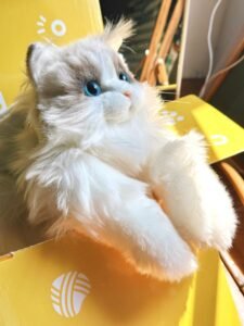 Handmade simulation cat backpack (popular) - Image 5