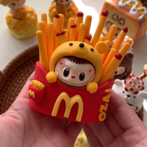 |Genuine|Custom McDonald’s Labubu in Clay Artwork(Designer:XXTJ) - Image 2