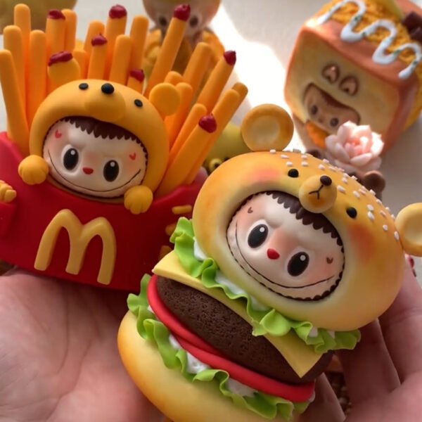 |Genuine|Custom McDonald’s Labubu in Clay Artwork(Designer:XXTJ)