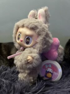 |Genuine|Authentic POPMART Bubble Mart Labubu Macaron Vinyl Face Plush Doll Handmade Modification - Winnie the PoohBUBU(Welfare feedback limited time） - Image 2